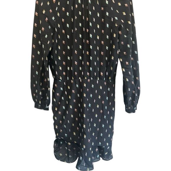 Veronica Beard Alia Ruched Pastel Metallic Mini Dress Size 2 Multicolored Whimsy - Picture 13 of 14